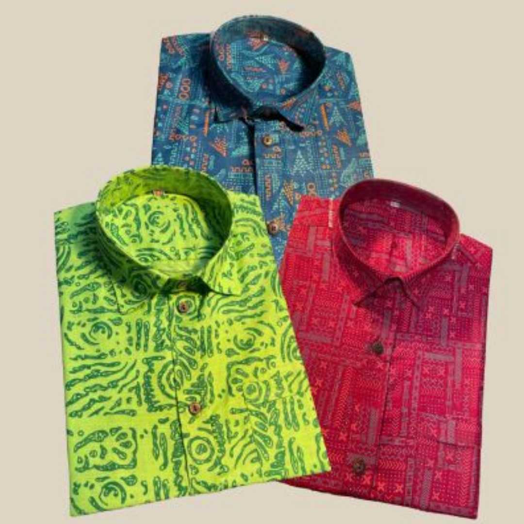 Arong,Cotton,Half,Sleeve,Shirt