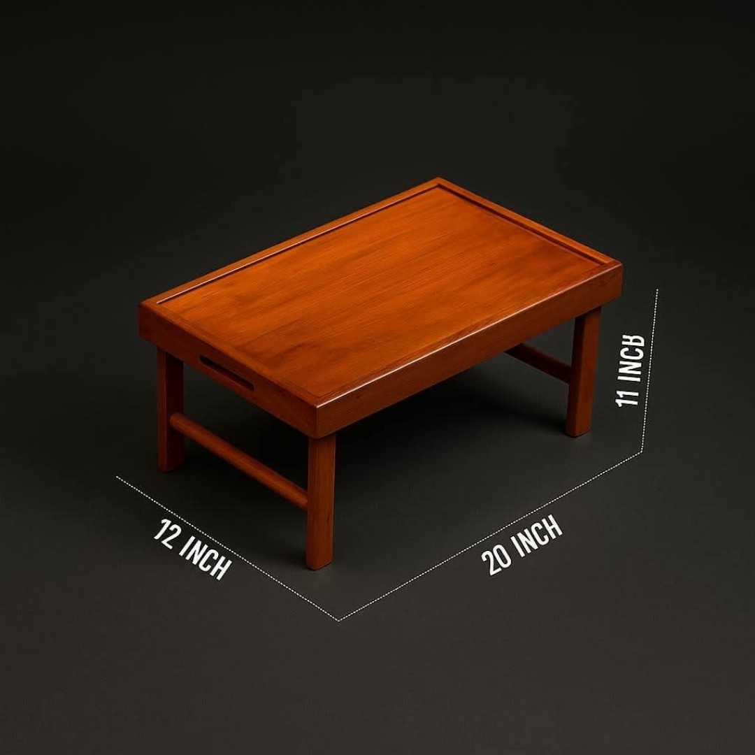 মেহগনি,কাঠের,হালকা,ফোল্ডিং,টেবিল,–,পড়াশোনা,ও,ল্যাপটপের,জন্য